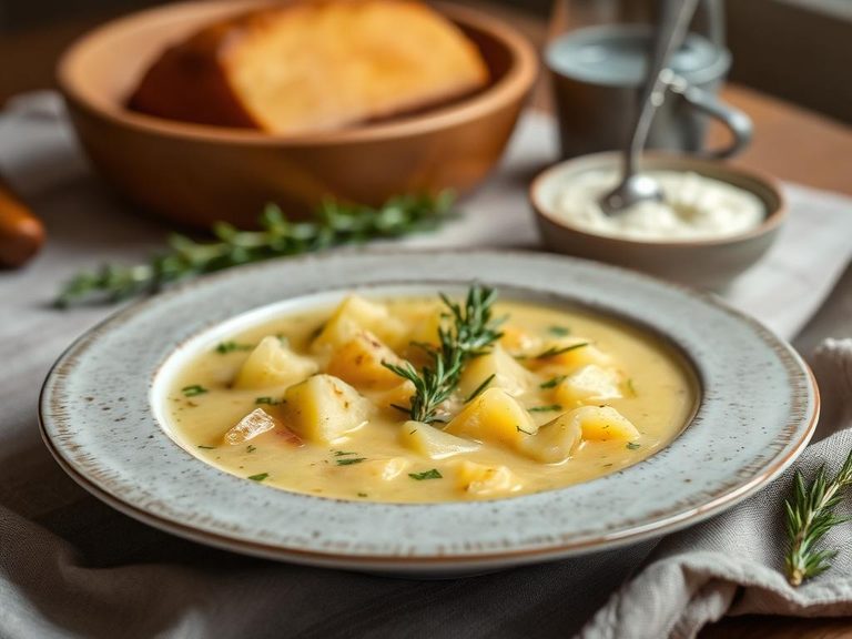 Rosemary potato soup