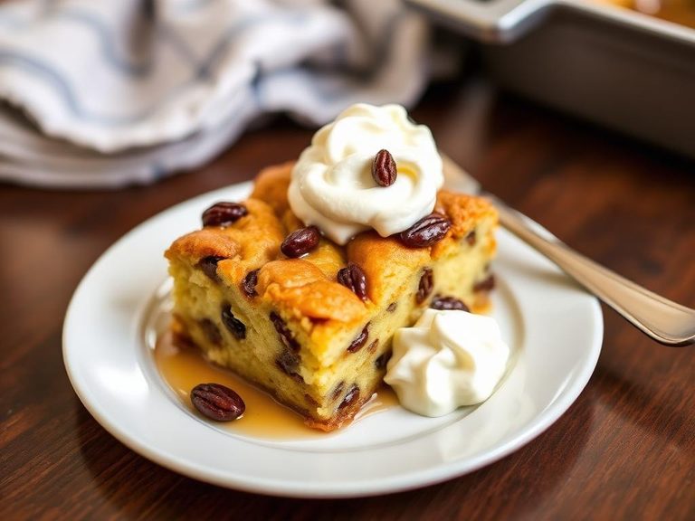 Rum Raisin Bread Pudding