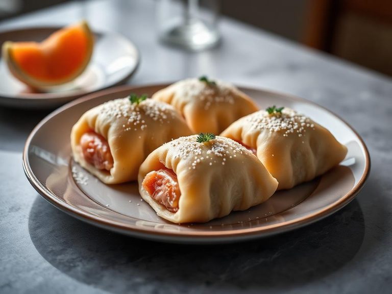 Russian Salmon Pirozhki (Stuffed Pastries)