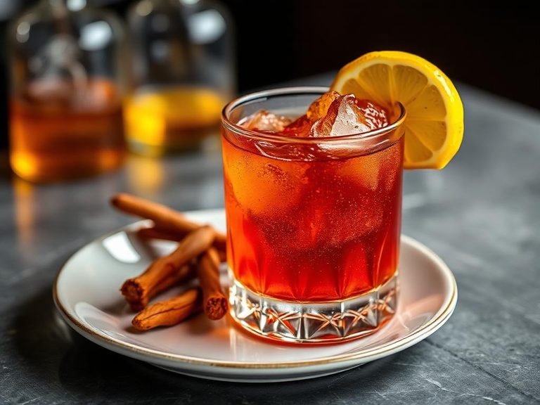 Rusty Nail with a dash of Angostura bitters