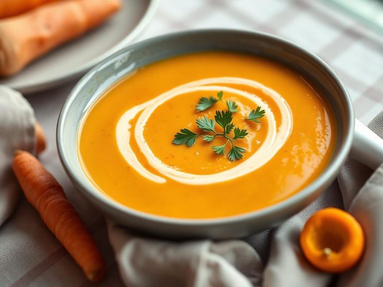 Rutabaga and carrot soup