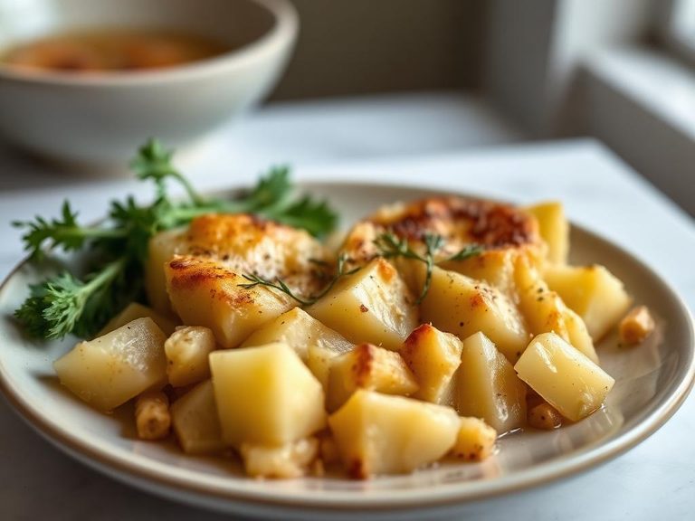 Rutabaga and Potato Gratin