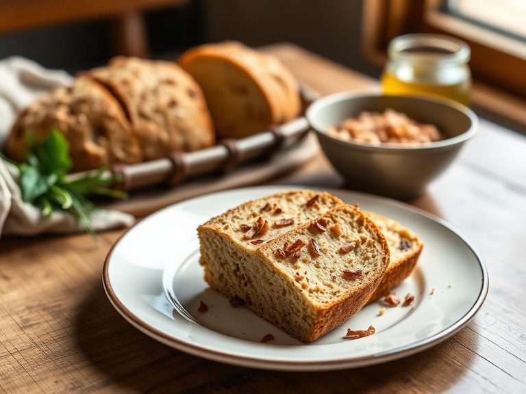 Rye and barley bread