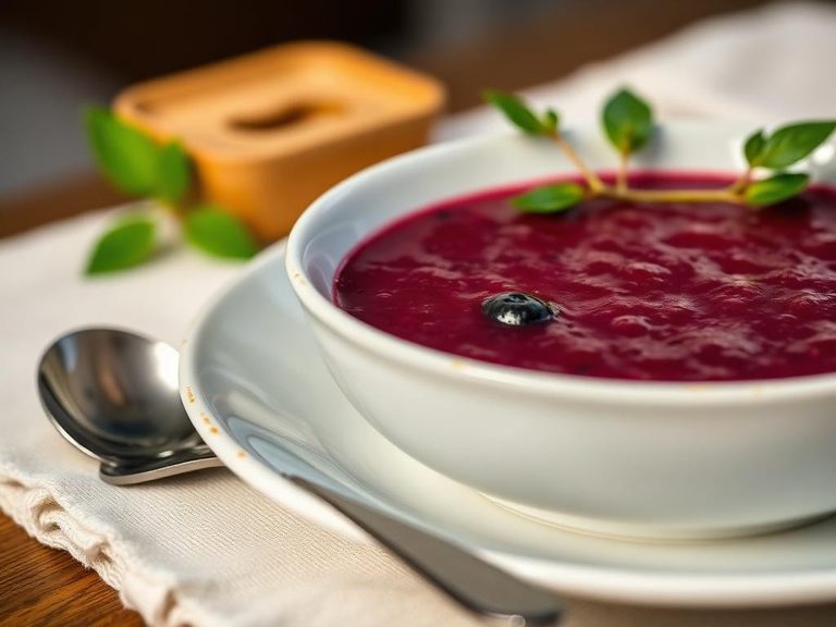 Rye berry soup
