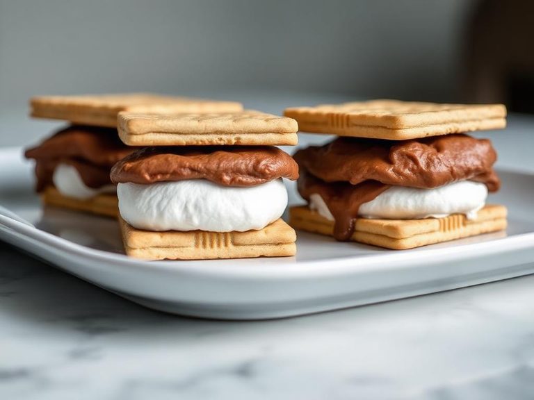 S'mores with a Triscuit base