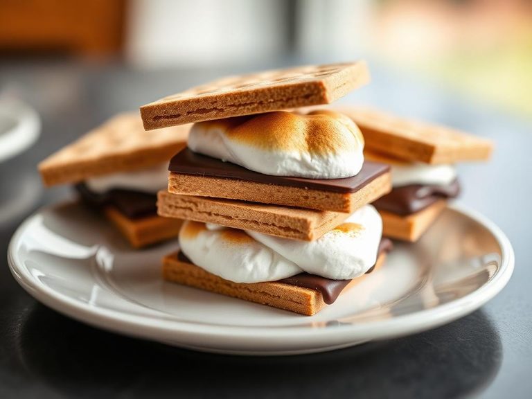 S'mores (with chocolate and marshmallow)