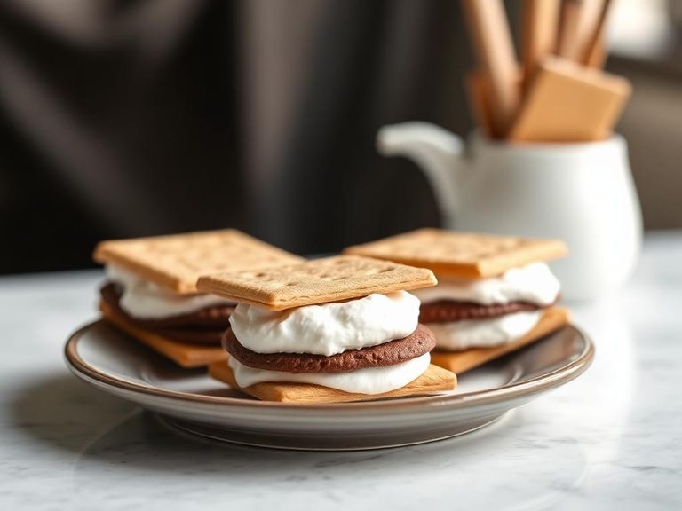 S'mores with saltines instead of graham crackers