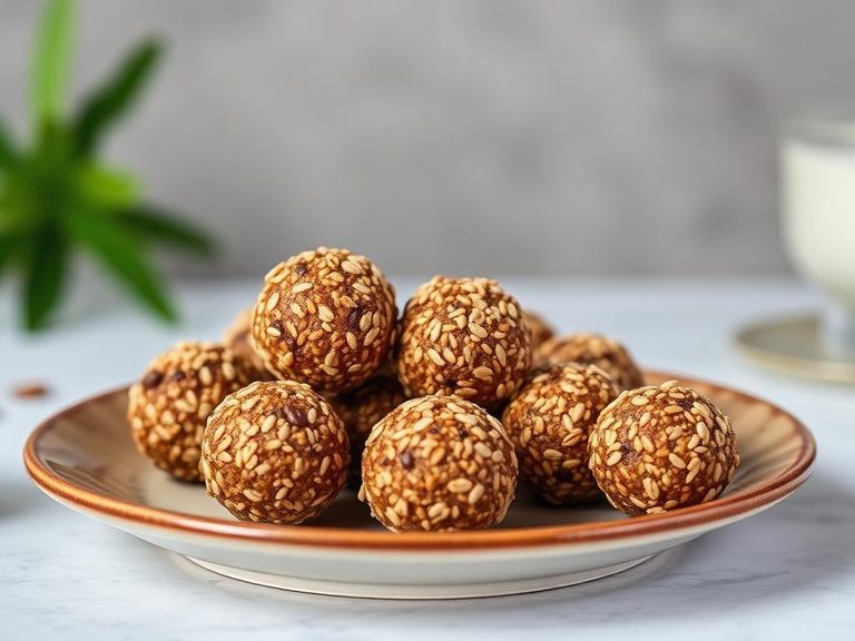 Safflower Seed Energy Balls