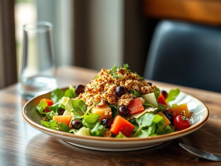 Salad topper for crunch