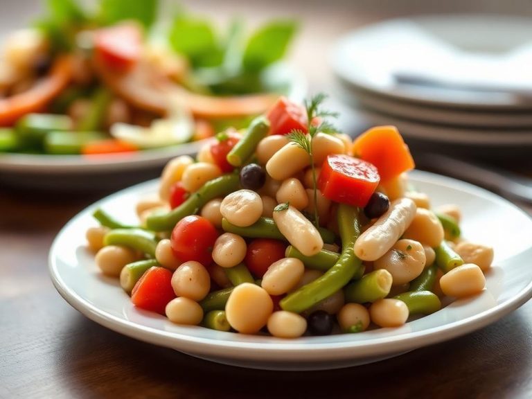 Salade de Haricots Lingots (French bean salad)