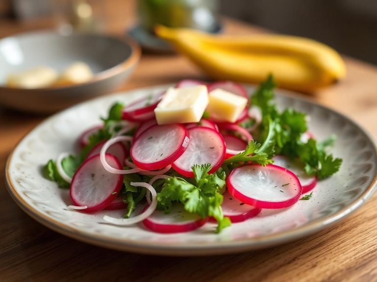 Salade de Radis (French radish salad with butter)