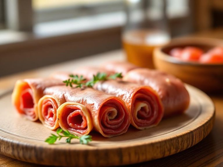 Salami and cheese roll-ups