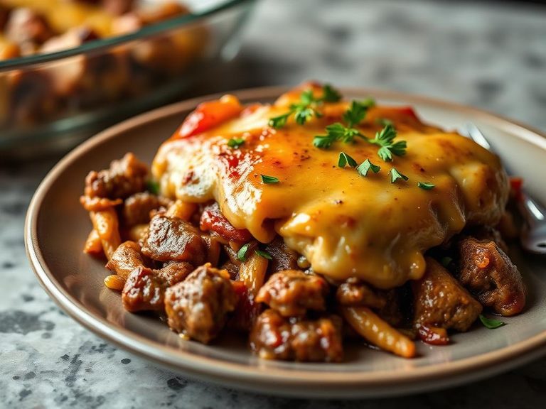 Salisbury steak casserole