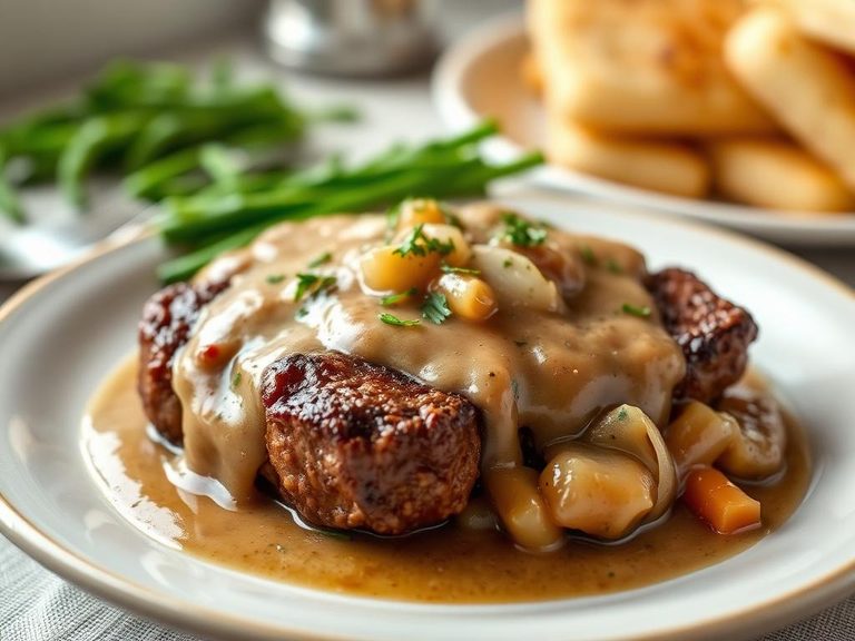 Salisbury Steak with Onion Gravy