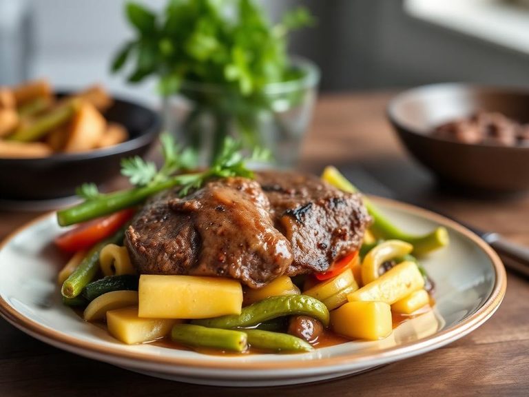 Salisbury Steak with Vegetables