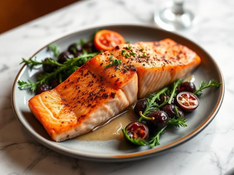 Salmon a la Vizcaína