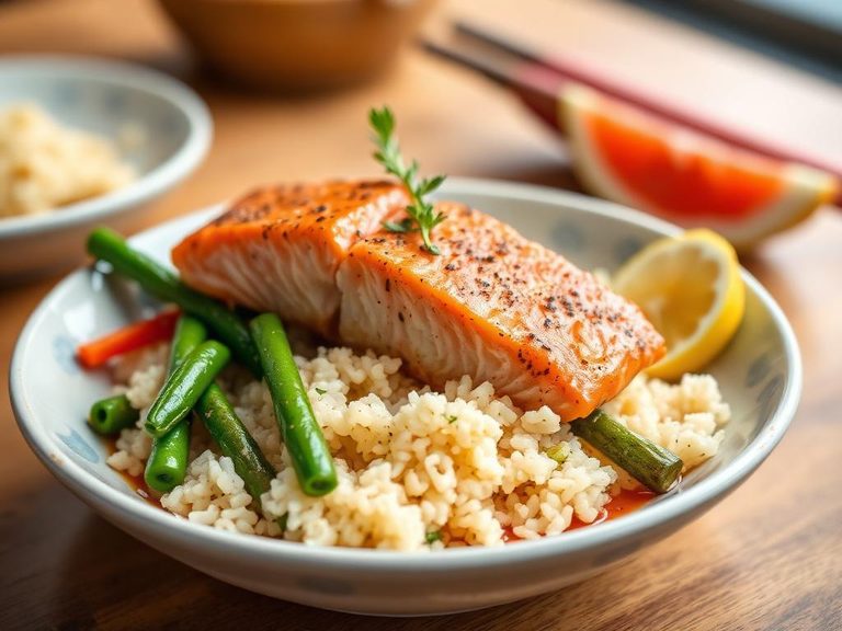 Salmon and Rice Bowl