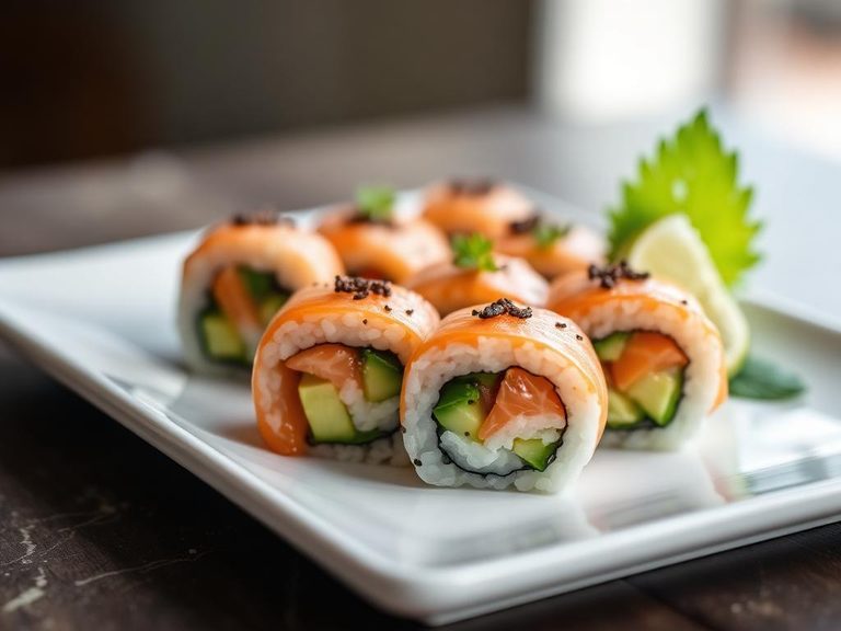 Salmon avocado roll