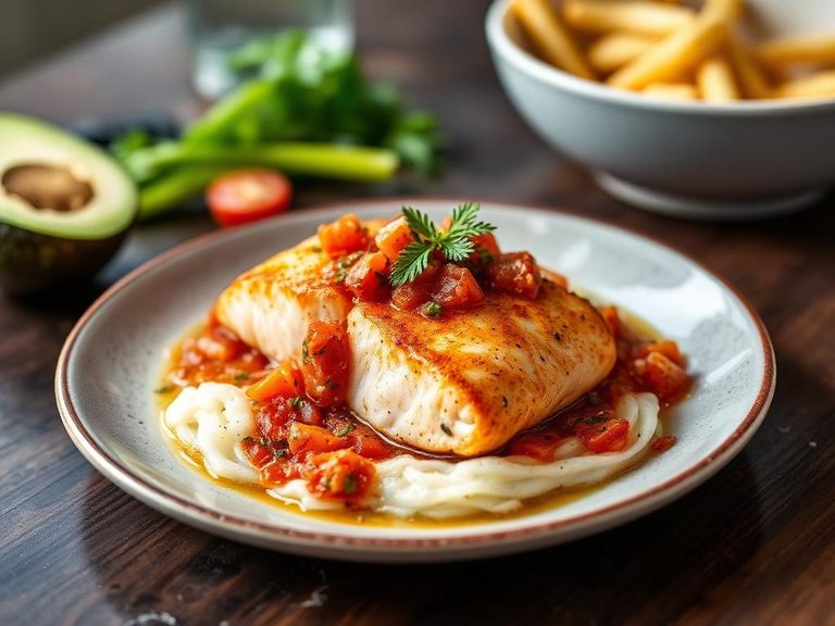 Salmon en Salsa de Tomate