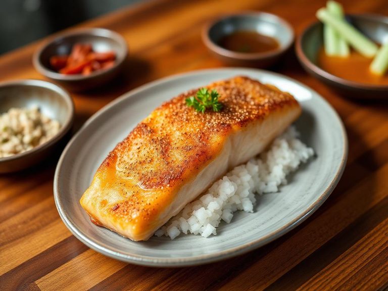 Salmon Katsu (Japanese-style cutlet)