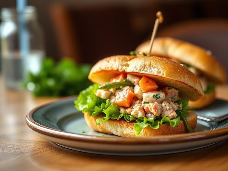 Salmon Salad Sandwich
