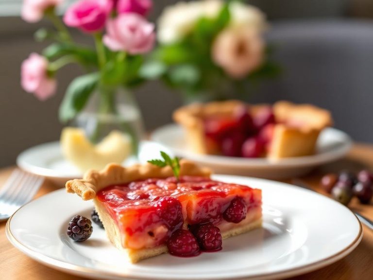 Salmonberry pie
