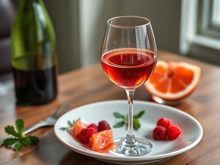 Salmonberry wine