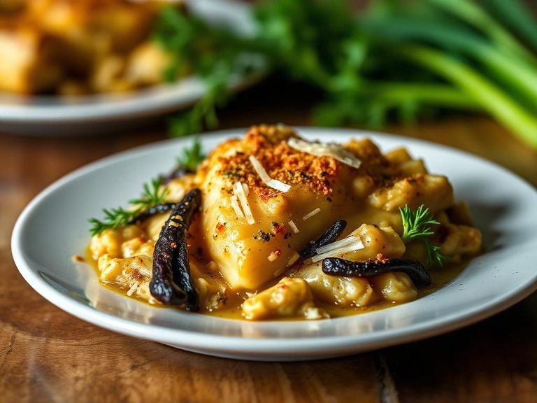 Salsify Gratin with Cheese
