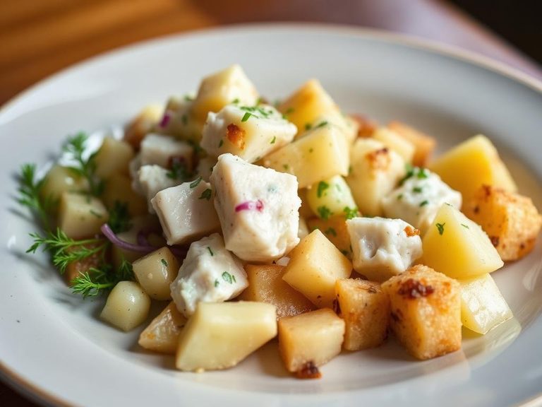 Salt Cod and Potato Salad