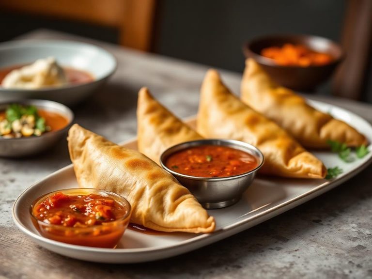 Samosa with Chutney