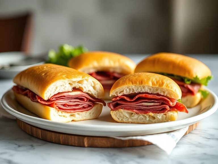Sandwich rolls for deli meats