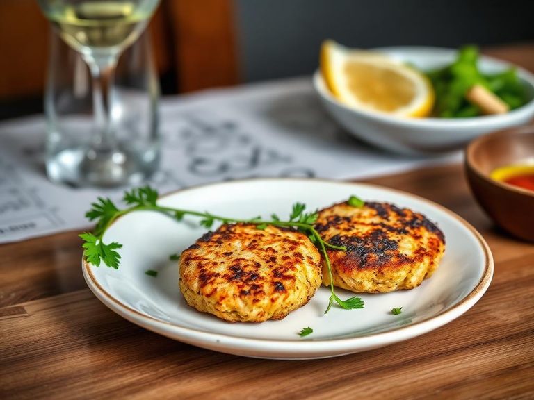 Sardine fritters or fish cakes