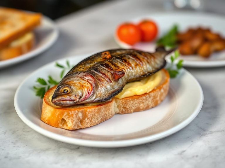 Sardine on Buttered Bread (Portuguese 'Torrada')