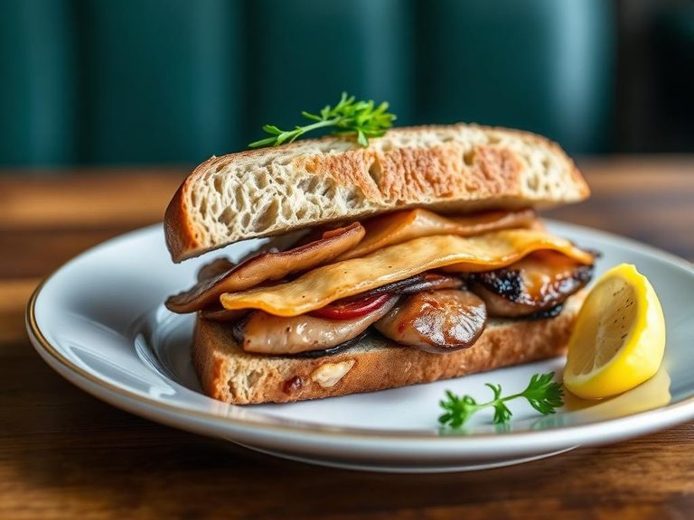 Sardine Rye Sandwich (Scandinavian)