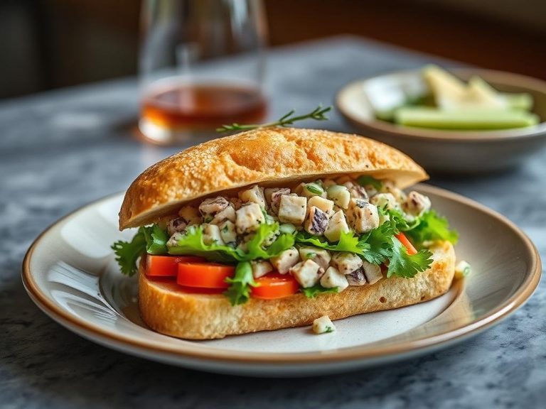 Sardine Salad Sandwich