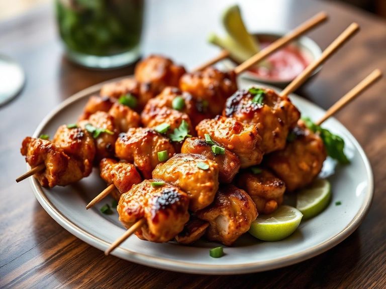 Satay Chicken Skewers
