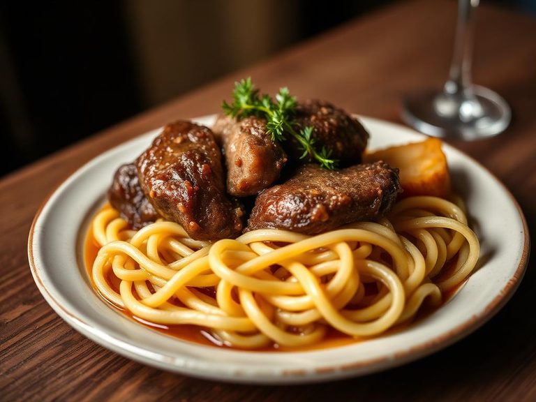 Sauerbraten (German pot roast)