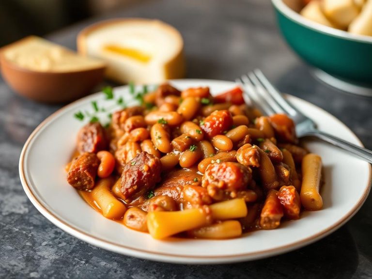 Sausage and Bean Casserole