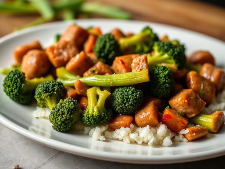 Sausage and Broccoli Stir-fry
