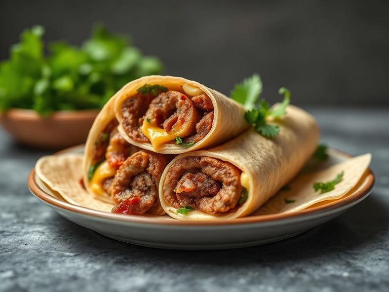 Sausage and Cheese Wrap