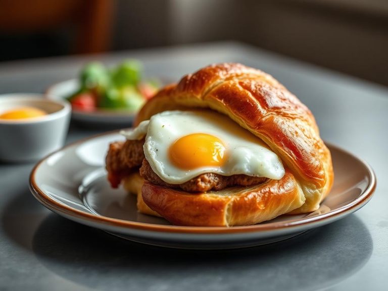 Sausage and Egg Croissant Roll