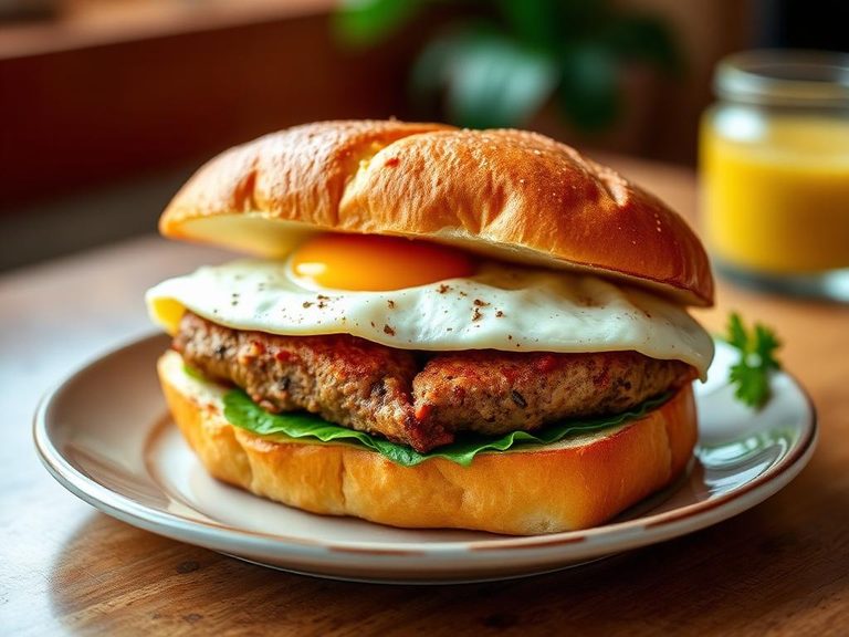 Sausage and Egg Sandwich