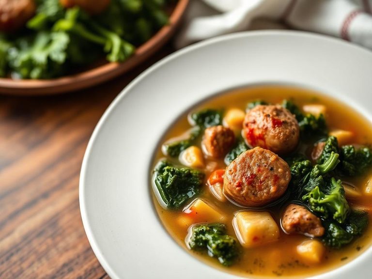 Sausage and kale soup