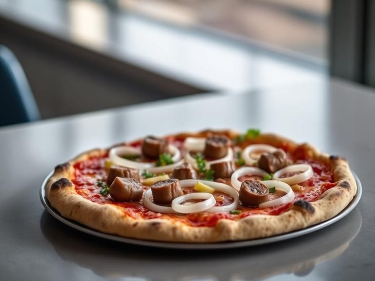 Sausage and Onion Pizza