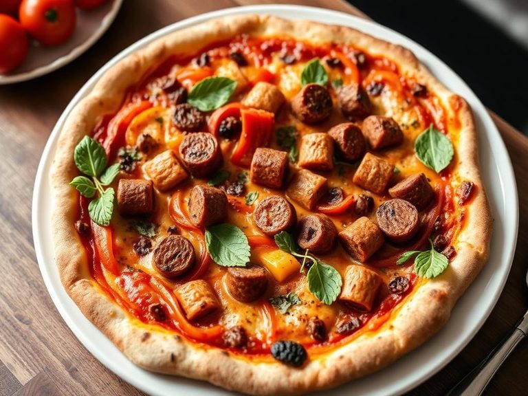 Sausage and Pepper Pizza