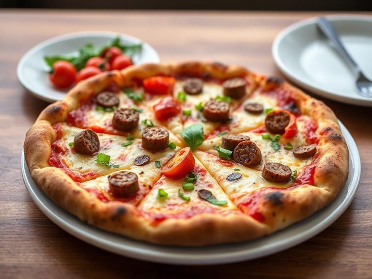 Sausage and Peppers Pizza