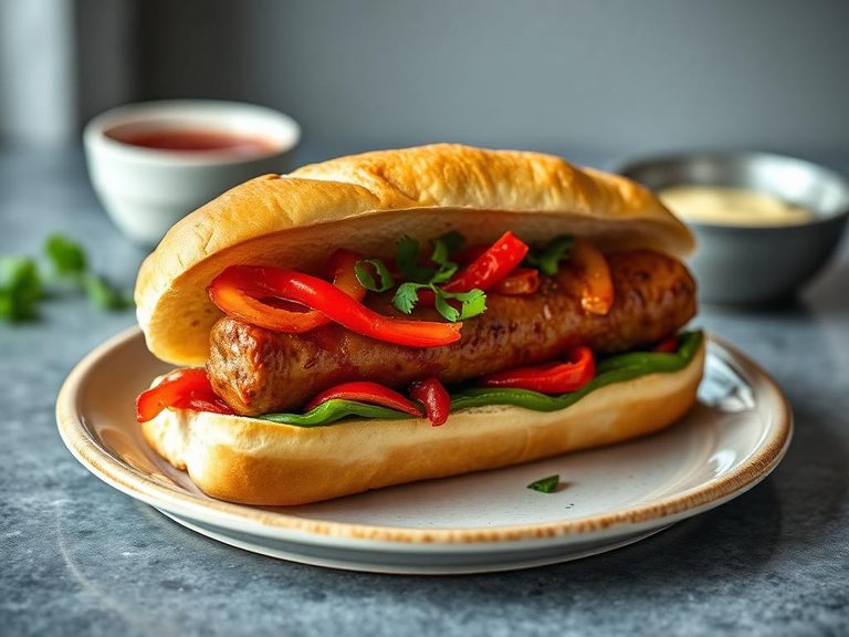 Sausage and Peppers Sub