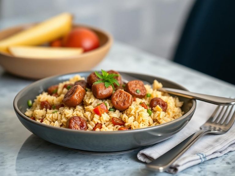 Sausage and Rice Skillet
