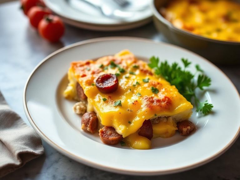 Sausage, egg, and cheese casserole