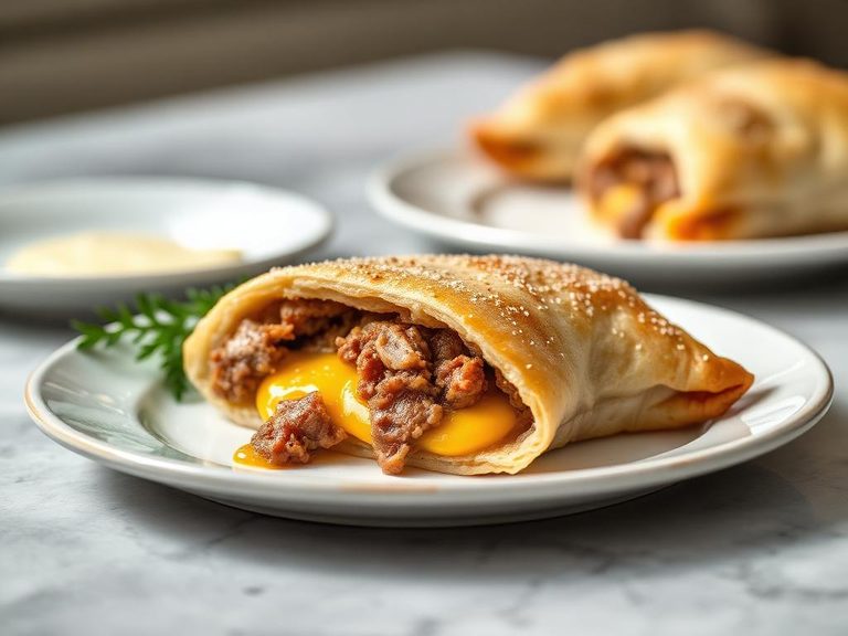 Sausage, Egg, and Cheese Turnover
